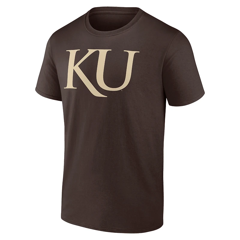 Men's Fanatics Brown Kansas Jayhawks Express T-Shirt
