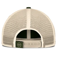 Men's Fanatics Olive Kansas Jayhawks OHT Military Appreciation Frontier Trucker Adjustable Hat
