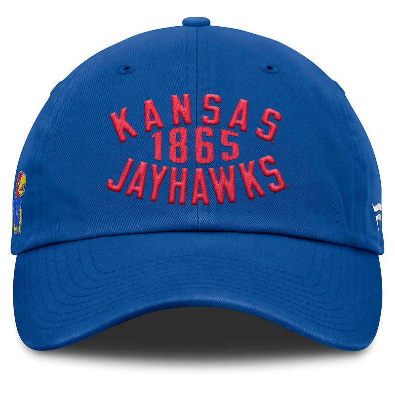 Men's Fanatics Royal Kansas Jayhawks Archer Adjustable Hat