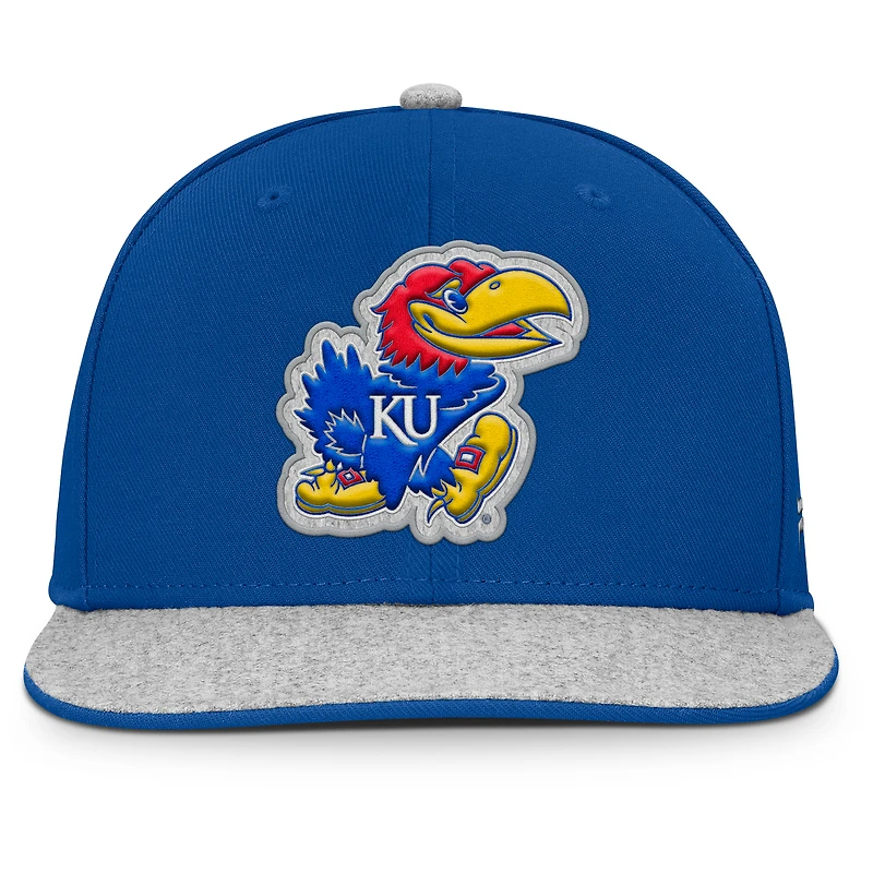 Men's Fanatics Royal Kansas Jayhawks Loden Snapback Hat