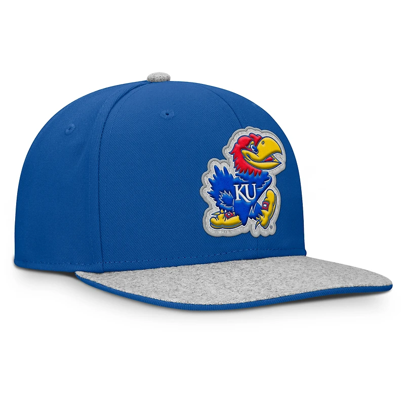 Men's Fanatics Royal Kansas Jayhawks Loden Snapback Hat