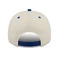 Men's New Era Cream/Royal Kansas Jayhawks March Madness Historic Collection 9FIFTY A-Frame Snapback Hat