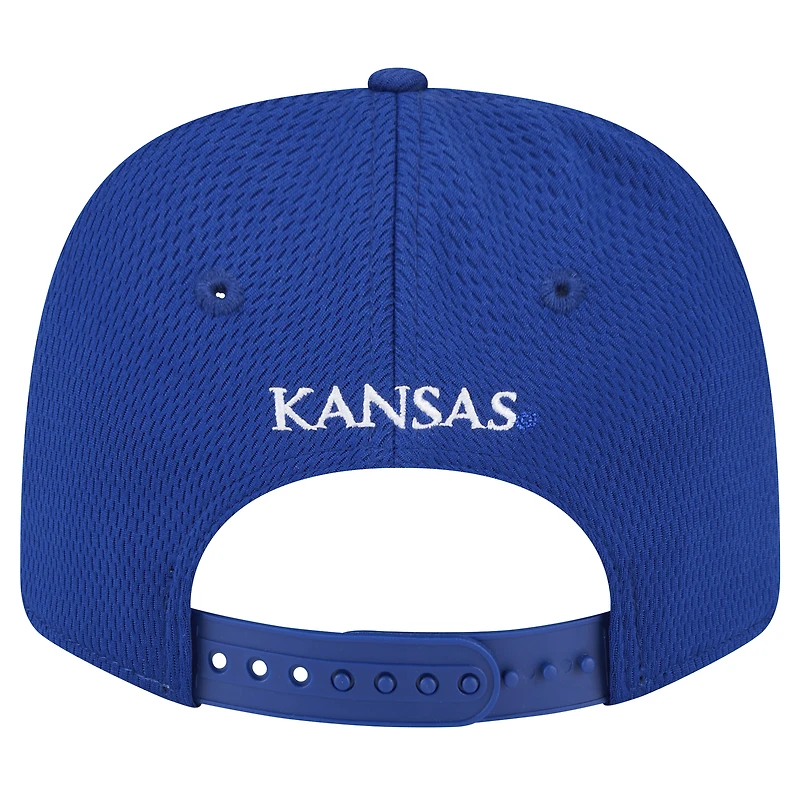Men's New Era Royal Kansas Jayhawks COOLERA 9SEVENTY Rope Stretch-Snap Hat