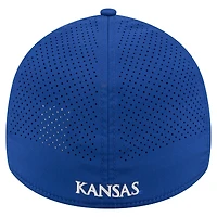 Casquette 39THIRTY Flex pour homme New Era Royal Kansas Jayhawks