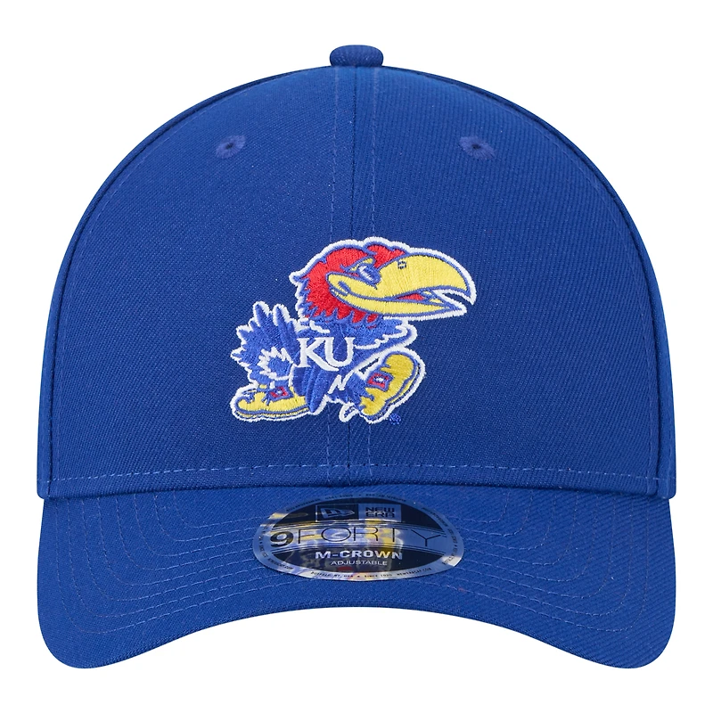 Men's New Era Royal Kansas Jayhawks Team Collective 9FORTY M-Crown Adjustable Hat