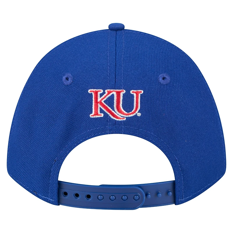 Casquette ajustable 9FORTY M-Crown Team Collective des Royal Kansas Jayhawks de New Era pour homme