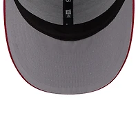 Casquette de camionneur Snapback 9FIFTY Royal Kansas Jayhawks Throwback Circle Patch New Era pour hommes