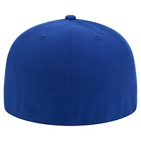 Casquette ajustée Vault 59FIFTY Royal Kansas Jayhawks pour homme de New Era