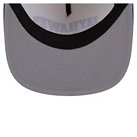 Casquette à visière plate blanche New Era Kansas Jayhawks 9FIFTY pour homme