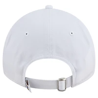 Men's New Era White Kansas Jayhawks Fan 9TWENTY Adjustable Hat