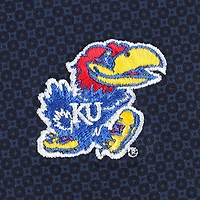 Men's Peter Millar Navy Kansas Jayhawks Dolly Performance Jersey Polo