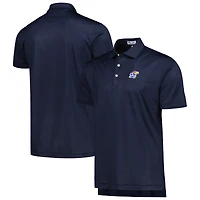 Men's Peter Millar Navy Kansas Jayhawks Dolly Performance Jersey Polo
