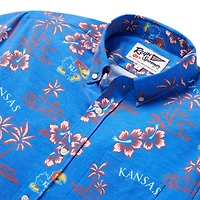Men's Reyn Spooner Blue Kansas Jayhawks Classic Button-Up Shirt