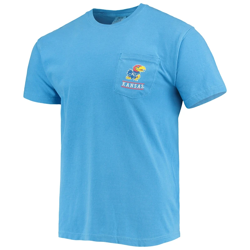 Men's Royal Kansas Jayhawks Circle Campus Scene T-Shirt