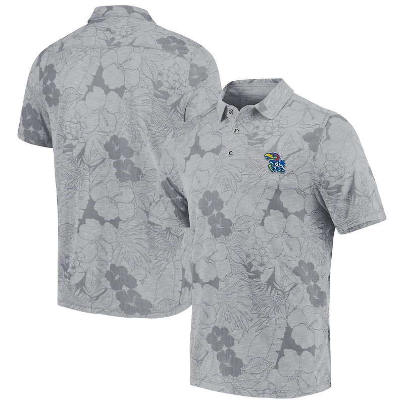 Men's Tommy Bahama Kansas Jayhawks Miramar Blooms Polo
