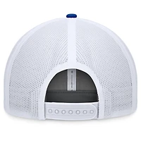 Casquette réglable Top of the World pour hommes, gris/Royal Kansas Jayhawks Rob Trucker