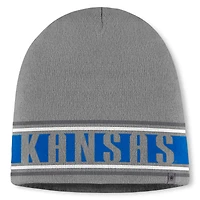 Men's Top of the World Gray Kansas Jayhawks Jace Knit Beanie