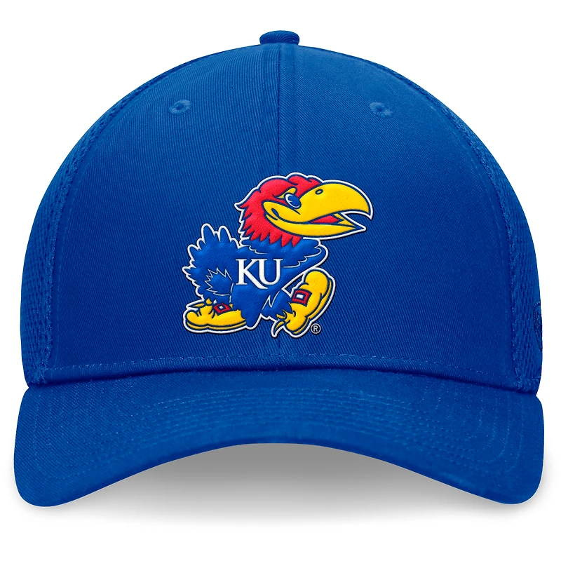 Men's Top of the World Royal Kansas Jayhawks Spacer Flex Hat