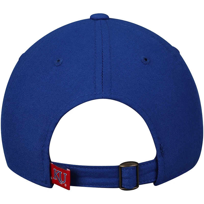 Men's Top of the World Royal Kansas Jayhawks Staple Adjustable Hat