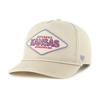 Unisex '47  Cream Kansas Jayhawks Outdoorsmen Cairn Hitch Adjustable Hat