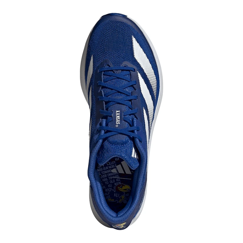 Chaussures de course unisexes adidas Adizero Sl2 Kansas Jayhawks bleues