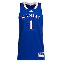 Maillot de joueur basket-ball unisexe adidas Hunter Dickinson Royal Kansas Jayhawks NIL