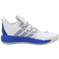 White Kansas Jayhawks Team-Issued Adidas Low Shoes from the Basketball Program - 11