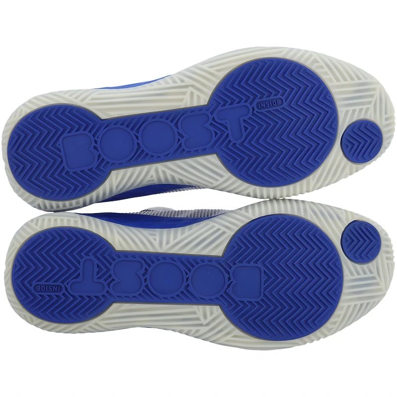 White Kansas Jayhawks Team-Issued Adidas Low Shoes from the Basketball Program - 11