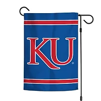 WinCraft Kansas Jayhawks 12" x 18" Double-Sided Garden Flag