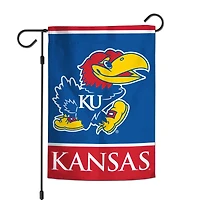 WinCraft Kansas Jayhawks 12" x 18" Double-Sided Garden Flag