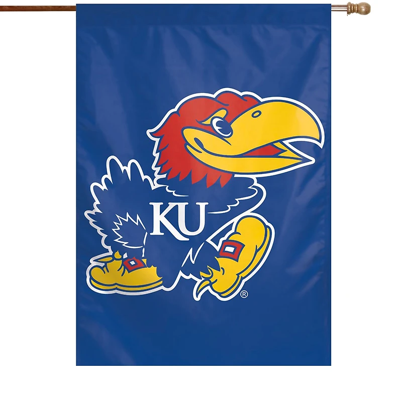 WinCraft Kansas Jayhawks 28" x 40" Big Logo Single-Sided Vertical Banner