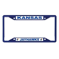 Cadre de plaque d'immatriculation en métal WinCraft Kansas Jayhawks