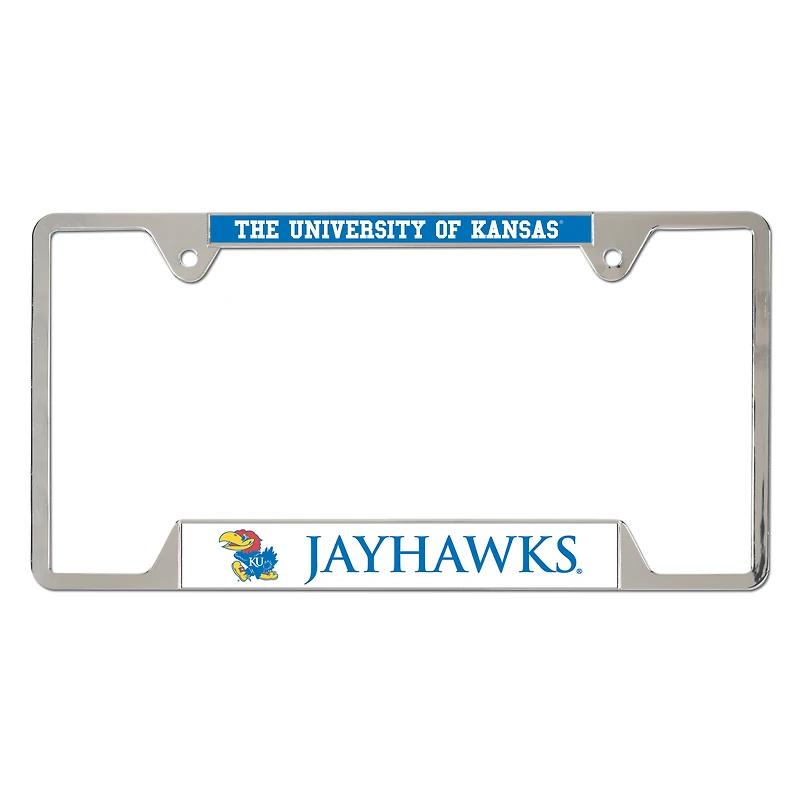 WinCraft Kansas Jayhawks Logo & Name License Plate Frame