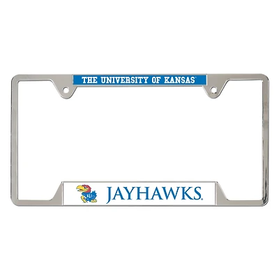WinCraft Kansas Jayhawks Logo & Name License Plate Frame