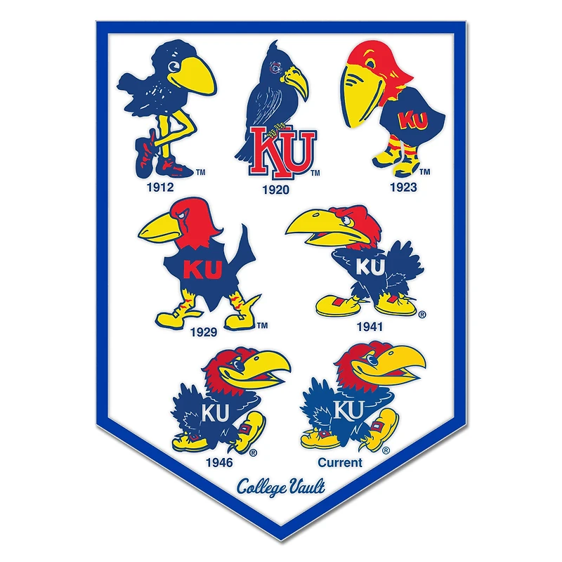 WinCraft Kansas Jayhawks Mascot College Vault Collector Pin