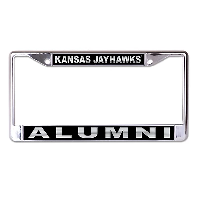 Cadre de plaque d'immatriculation en métal WinCraft Kansas Jayhawks