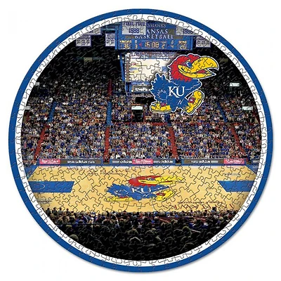 Casse-tête rond WinCraft Kansas Jayhawks 500 pièces