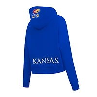 Veste à capuche zippée paillettes pour femme Pro Standard Royal Kansas Jayhawks Game Day