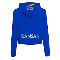 Veste à capuche zippée paillettes pour femme Pro Standard Royal Kansas Jayhawks Game Day