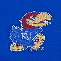 Veste à capuche zippée paillettes pour femme Pro Standard Royal Kansas Jayhawks Game Day