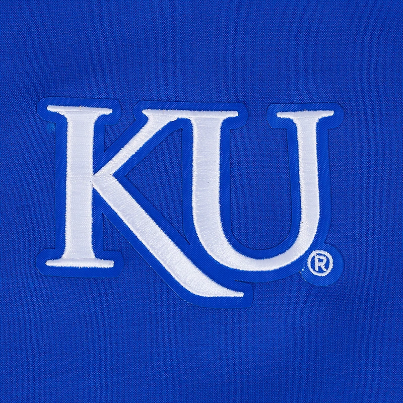 Veste à capuche zippée paillettes pour femme Pro Standard Royal Kansas Jayhawks Game Day