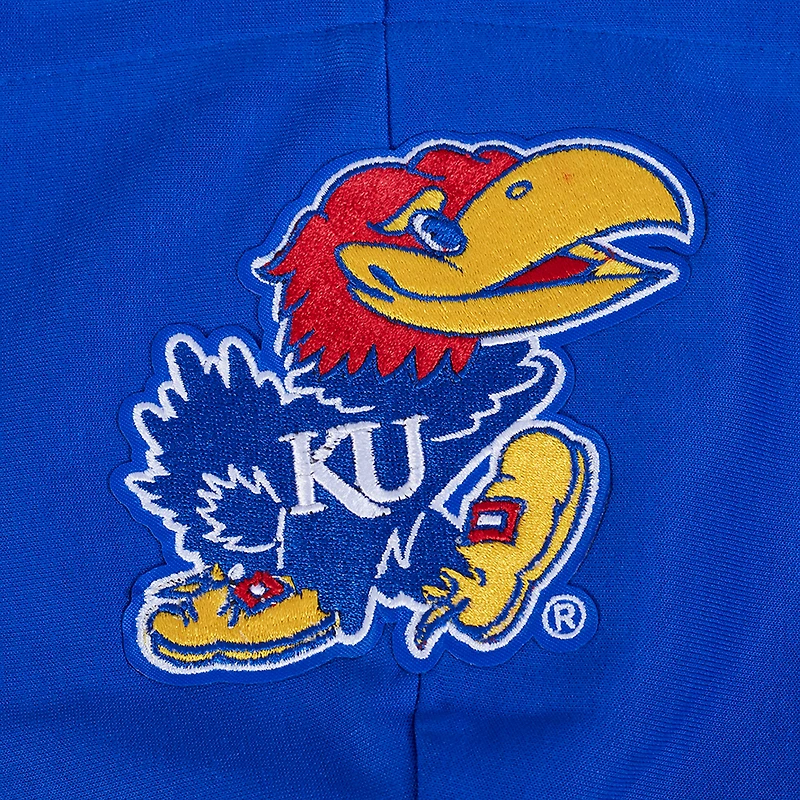 Veste à capuche zippée paillettes pour femme Pro Standard Royal Kansas Jayhawks Game Day