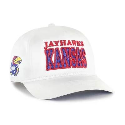 Women's '47 White Kansas Jayhawks Outspoken Hitch Adjustable Hat