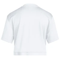 T-shirt court adidas blanc Kansas Jayhawks pour femme