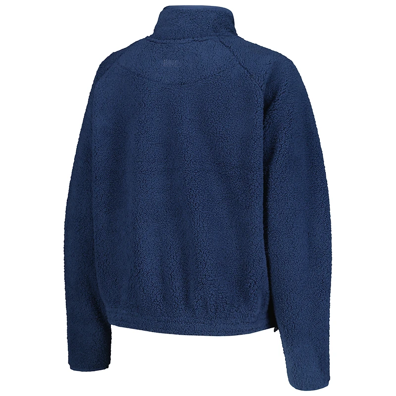 Women's Blue Kansas Jayhawks Everest Half-Zip Sweatshirt