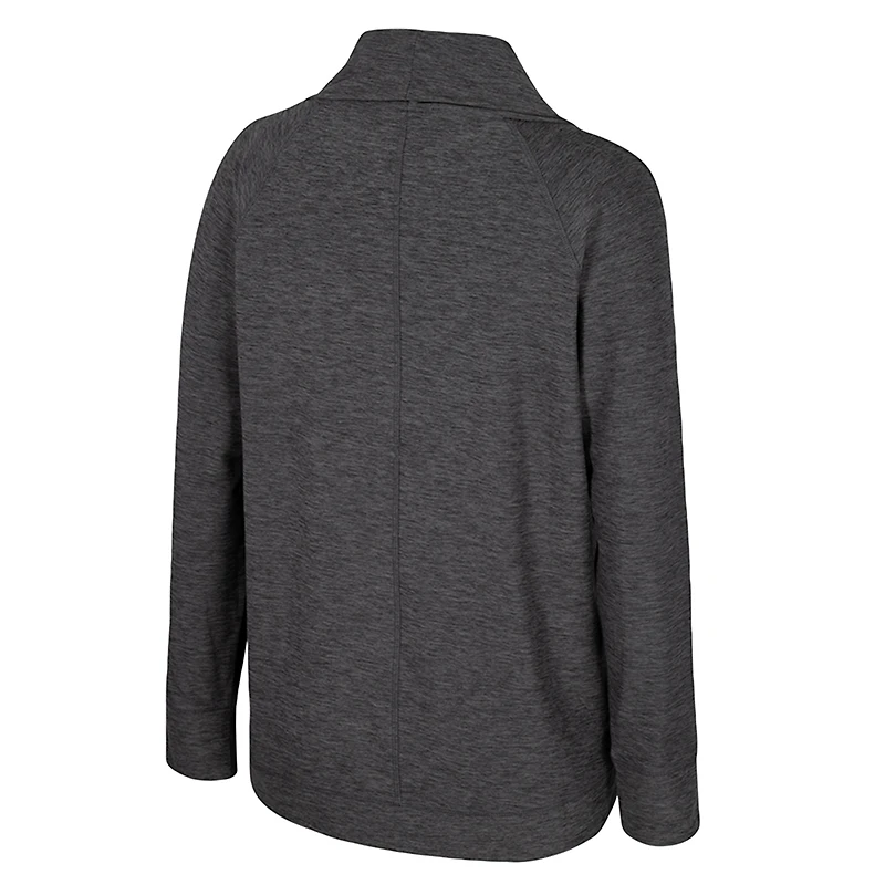 Cardigan Dash anthracite pour femme Colosseum Kansas Jayhawks