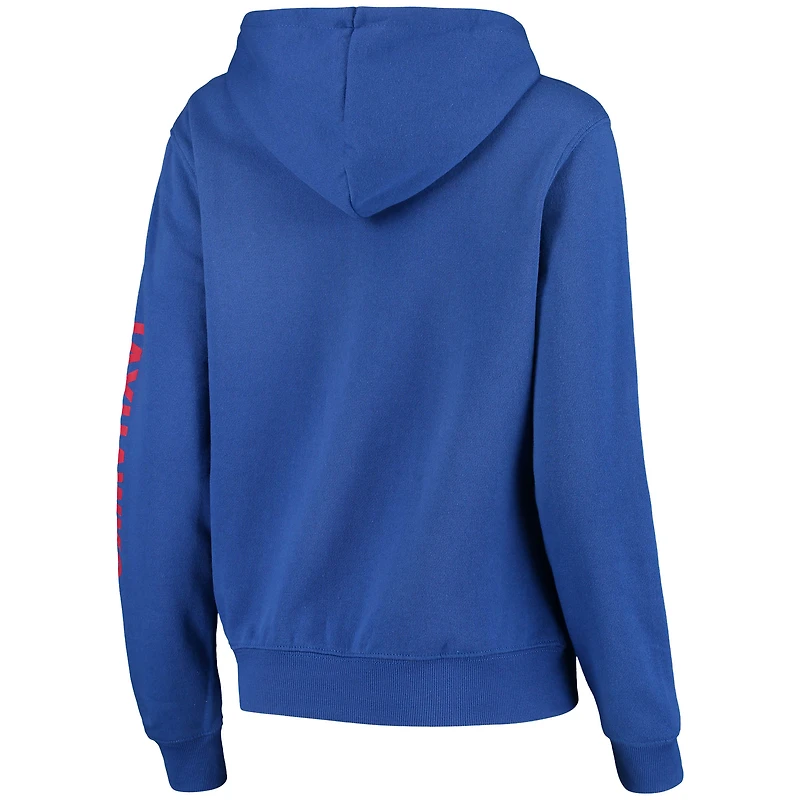Sweat à capuche Colosseum Royal Kansas Jayhawks Loud and Proud pour femme