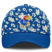 Chapeau ajustable Fanatics Royal Kansas Jayhawks Blossom pour femmes
