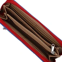 Portefeuille à poignet zippé Kansas Jayhawks pour femme