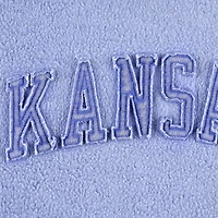 Women's Pressbox Royal Kansas Jayhawks Ponchoville Pullover Sweatshirt